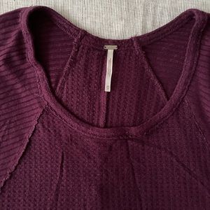 Purple Free People thermal